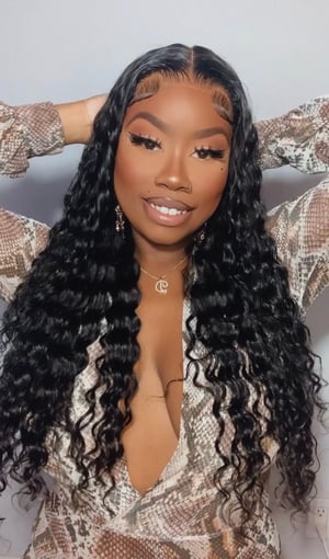 Image of Loose Deep Wave 13x4 Lace Front Wig in 24”