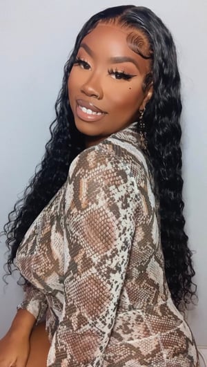Image of Loose Deep Wave 13x4 Lace Front Wig in 24”