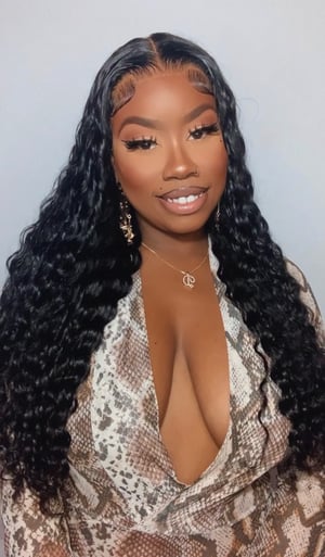 Image of Loose Deep Wave 13x4 Lace Front Wig in 24”