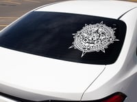 Image 4 of Aztec Calendar Car Decal.(Single Pack)