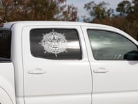 Image 2 of Aztec Calendar Car Decal.(Single Pack)