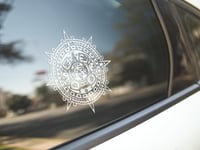 Image 5 of Aztec Calendar Car Decal.(Single Pack)