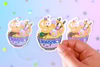 Image 1 of Space Ramen - Sticker (Holographic Sparkle)
