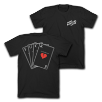 Image 1 of "BROKEN HEARTS" BLACK TEE