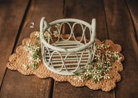 Image 4 of Antique meadow basket different colors