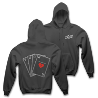 Image 1 of "BROKEN HEARTS" - CHARCOAL HOODIE