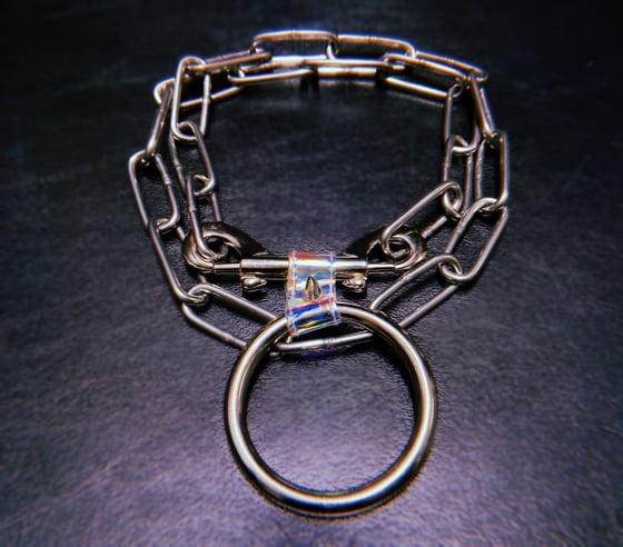 Image of CHAINED HOLO CHOKER 