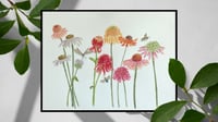Image 3 of Coneflowers- original artwork 