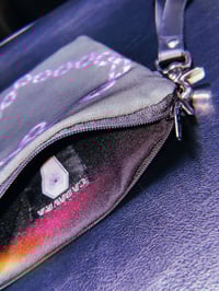 Image 2 of CHAINED HEART WRISTLET BAG