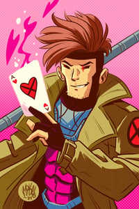 Image 1 of Gambit Mini Print (Foil)