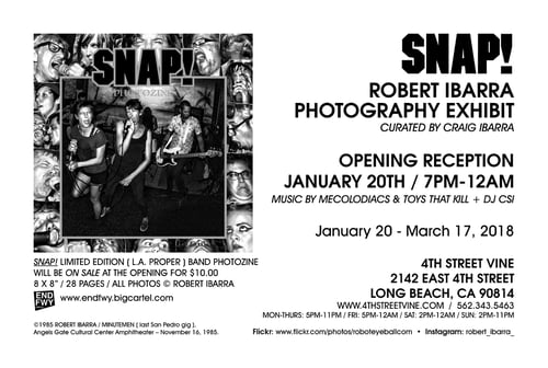 Image of SNAP! By Robert Ibarra → photozine + exhibit postcard (1 LEFT!)