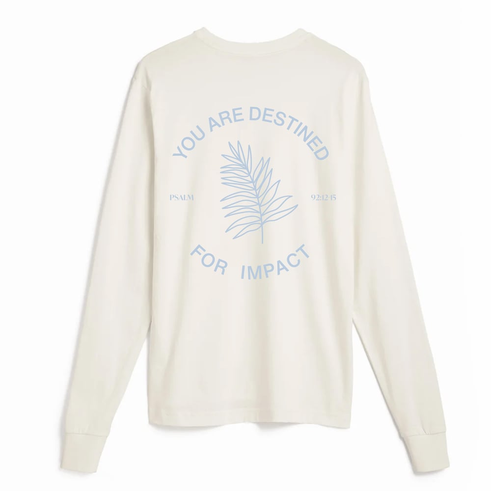 Image of PRE-ORDER | Flourish[ing] Woman Long Sleeve T-Shirt - Bone