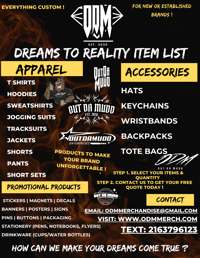 Dreams To Reality List