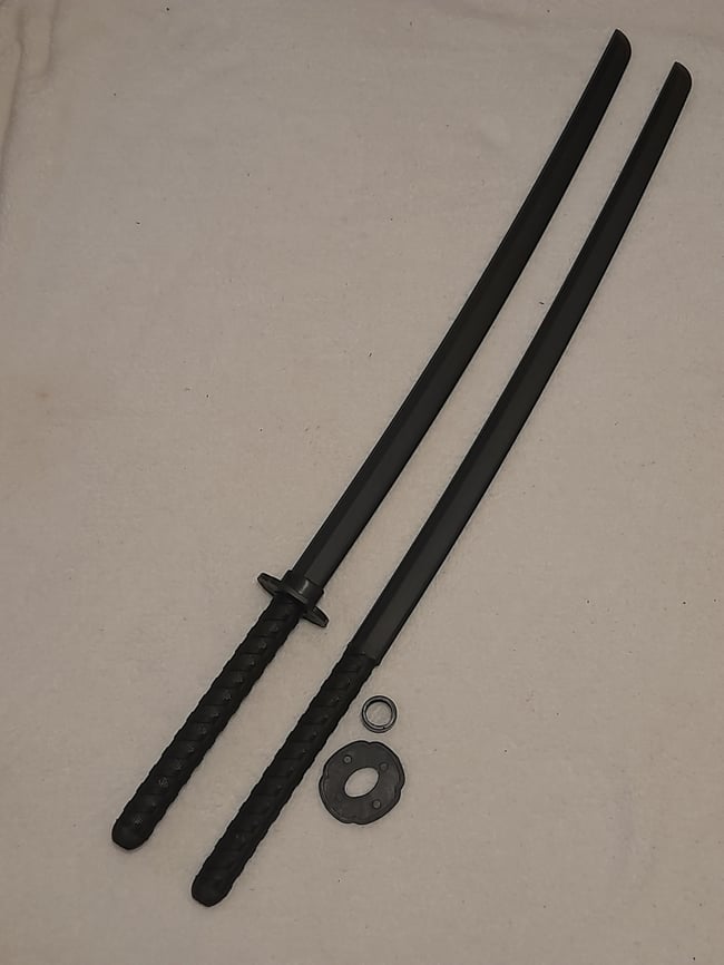 Polypropylene Training Katana Sword Bokken with Scabbard Saya for Martial Arts Kendo Sparring