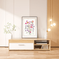 Image 3 of Cotton Candy Dahlias- Poster Print