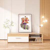 Image 6 of Poppy Posy with a fancy knot- Poster Print