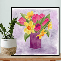 Image 7 of Spring Bunch- Poster Print