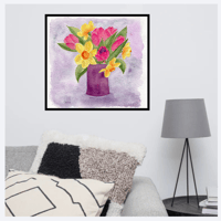 Image 1 of Spring Bunch- Poster Print