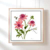 Image 1 of Giddy Up Dahlia - Poster Print