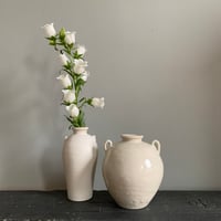 Image 2 of Tall White Vase