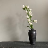 Image 1 of Tall Black Vase 