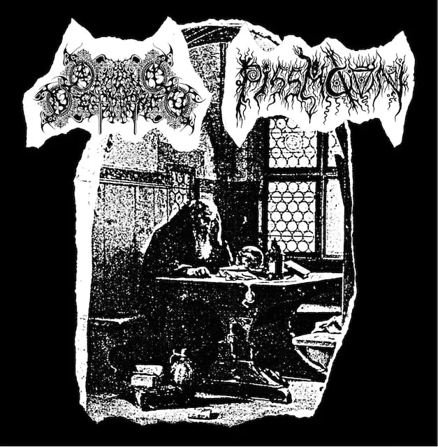 Image of Ancient Necromancy / Pissmoon - Split 7"