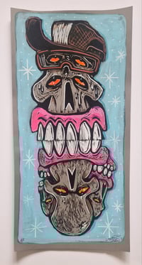 Image 1 of B, Boy Duet (Print can be hung either way up) 