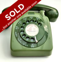 VOIP Ready GPO 706 Dial Telephone - Two Tone Green
