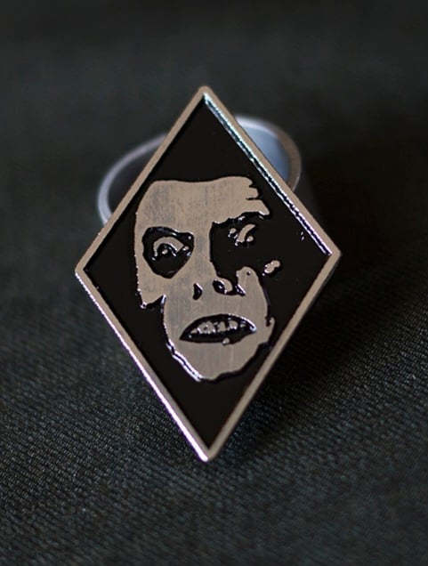 Image of Pazuzu/Exorcist limited edition shaped enamel pin 