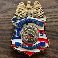 Image 2 of INS/DOJ COLLECTIBLE RETIREMENT BADGE