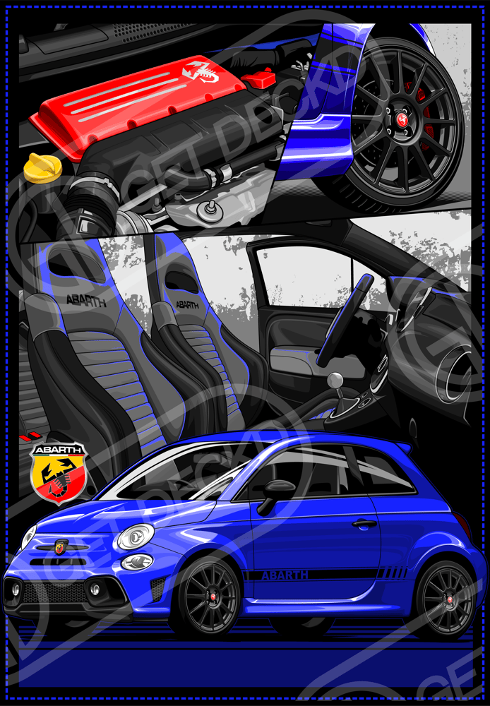 Image of ABARTH 595 & 695 S4 T-SHIRT - show price 