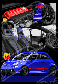 Image 6 of ABARTH 595 & 695 S4 T-SHIRT - show price 