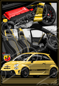Image 16 of ABARTH 595 & 695 S4 T-SHIRT - show price 