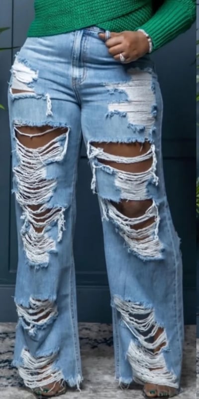Image of Dasani Distressed Jeans