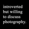 Introverted Photographer Sticker