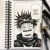 Image 1 of Original Drawing | Manga Choso | Jujutsu Kaisen