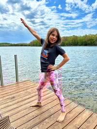 Image 1 of Sneaky Cat Youth Leggings