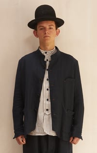 Image 1 of CHINWEST JACKET in Navy Linen 