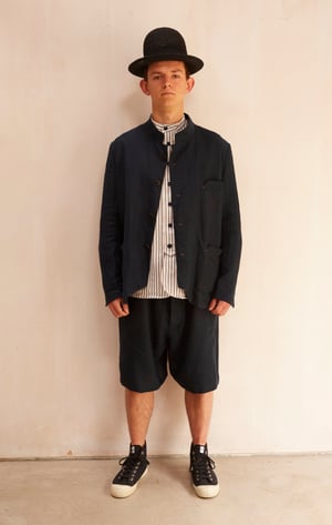 Image of CHINWEST JACKET in Navy Linen £435.00