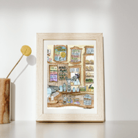 Image 2 of Salt Spring Island Cafe-Poster Print