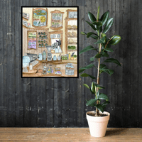Image 9 of Salt Spring Island Cafe-Poster Print