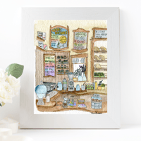 Image 6 of Salt Spring Island Cafe-Poster Print