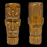 Image 1 of Vintage Stockton Islander Kon Tiki Style Mug FREE SHIPPING 