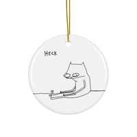 heck Ceramic ornament 