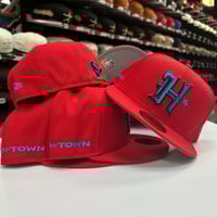 Image 3 of New Era 59Fifty Battle Red H