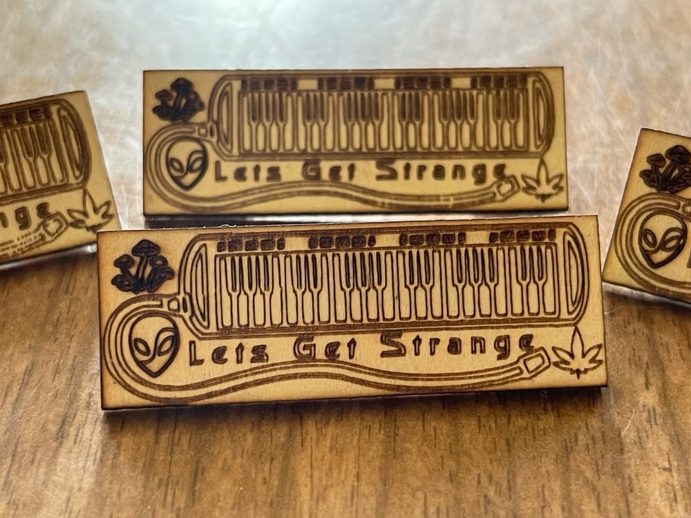Lets Get Strange Melodica Pin (Little Stranger Fan Art)
