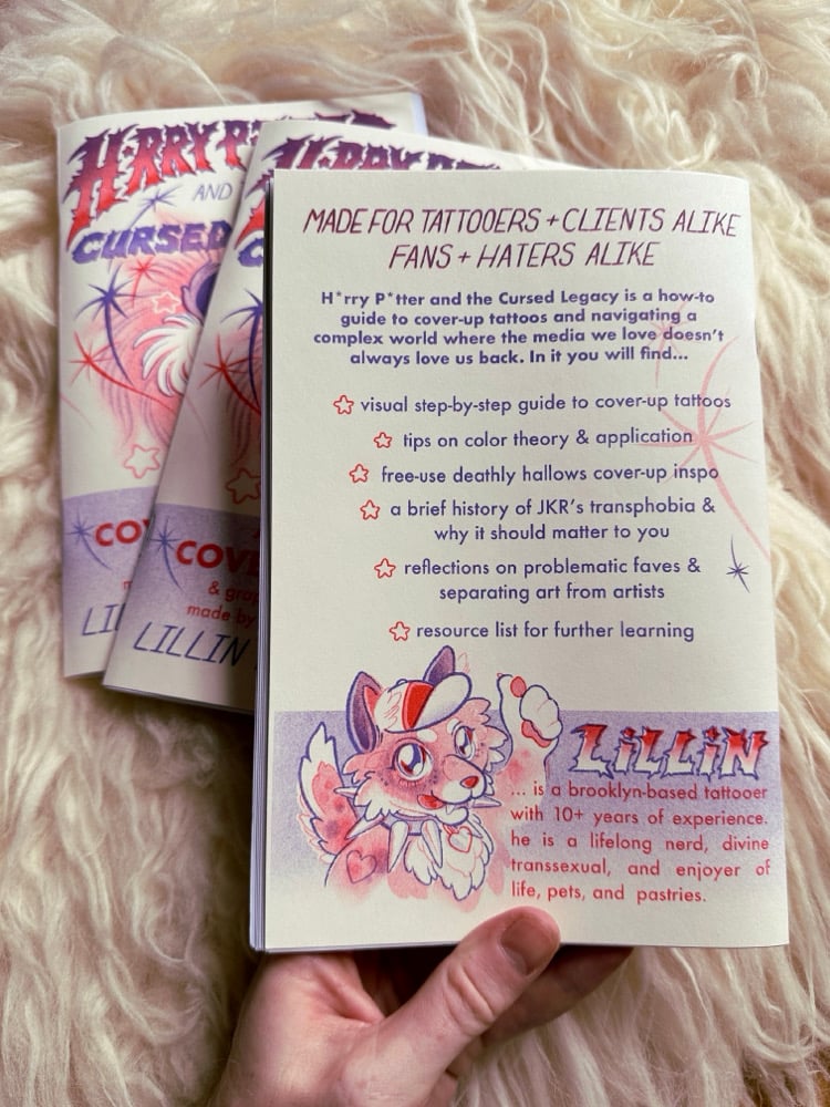 H*rry P*tter & the Cursed Legacy - Cover-Up Tattoo Zine