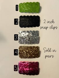 2 inch Snap Clips Pairs