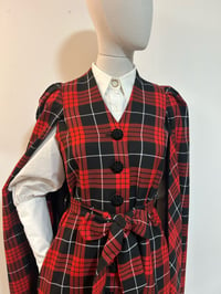 Image 11 of Tartan Tatyana Cape Coat