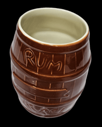 Image 2 of Vintage Aku Aku Tiki Ti Rum Barrel Mug FREE SHIPPING 